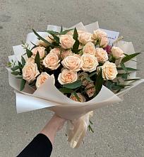 Букет Кремовые розы Латте в Егорьевске